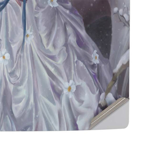 Fairy with Horse in Snow by Nene Thomas PS5 Slim Disk Console Skin