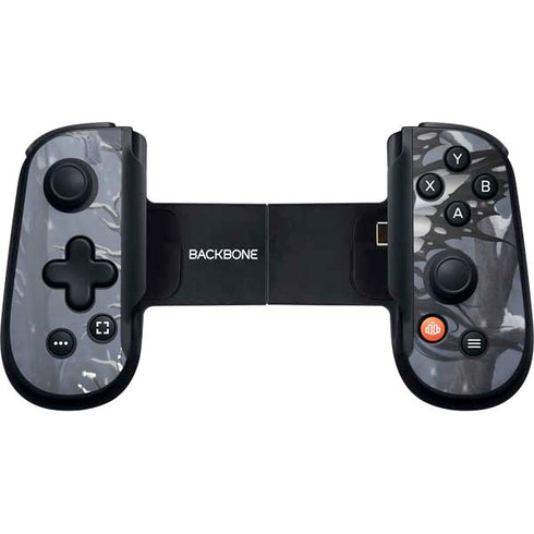 Fairy with Owl in Snow by Nene Thomas Backbone One for iPhone Game Controller Skin