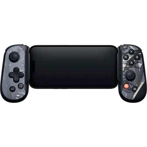 Fairy with Owl in Snow by Nene Thomas Backbone One for iPhone Game Controller Skin