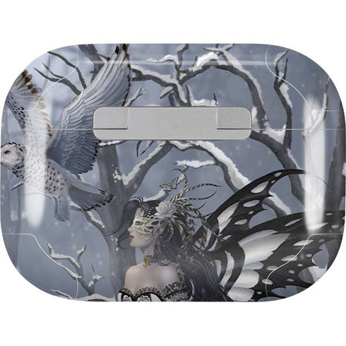 Fairy with Owl in Snow by Nene Thomas AirPods Pro 2nd Gen Skin