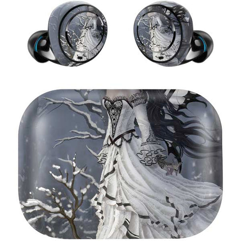 Fairy with Owl in Snow by Nene Thomas Amazon Echo Buds Skin