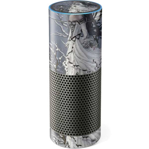 Fairy with Owl in Snow by Nene Thomas Amazon Echo Skin