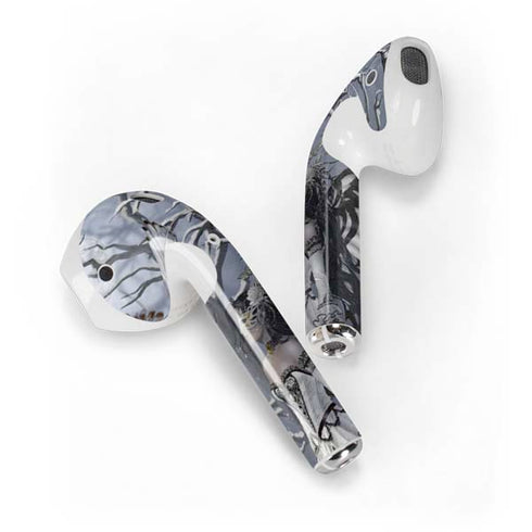 Fairy with Owl in Snow by Nene Thomas Apple AirPods Skin