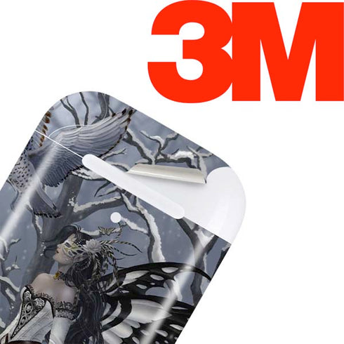 Fairy with Owl in Snow by Nene Thomas Apple AirPods Skin