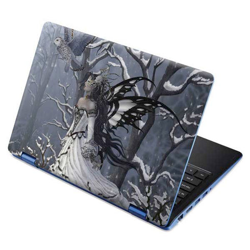 Fairy with Owl in Snow by Nene Thomas Aspire R11 11.6in Skin
