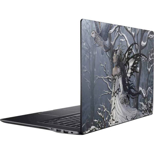 Fairy with Owl in Snow by Nene Thomas Ativ Book 9 (15.6in 2014) Skin