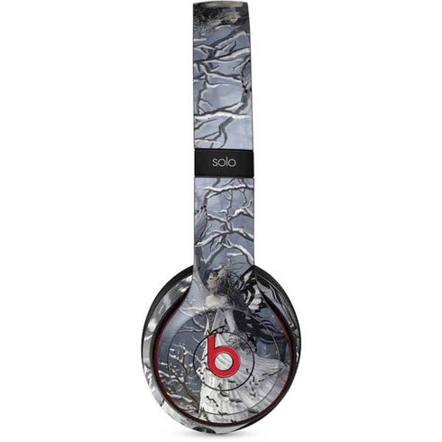 Fairy with Owl in Snow by Nene Thomas Beats Solo 2 Wireless Skin