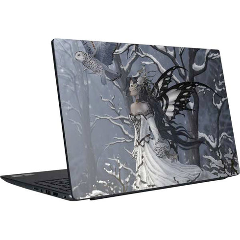 Fairy with Owl in Snow by Nene Thomas Dell Vostro Skin