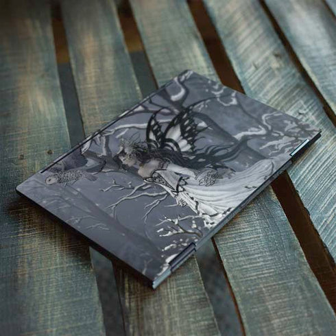 Fairy with Owl in Snow by Nene Thomas HP Envy Skin