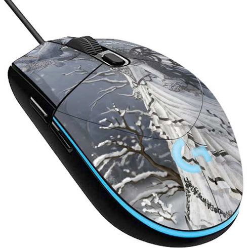 Fairy with Owl in Snow by Nene Thomas G203 Prodigy RGB Wired Gaming Mouse Skin