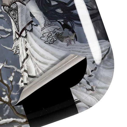 Fairy with Owl in Snow by Nene Thomas Galaxy Buds Live Skin