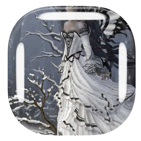 Fairy with Owl in Snow by Nene Thomas Galaxy Buds Pro Skin