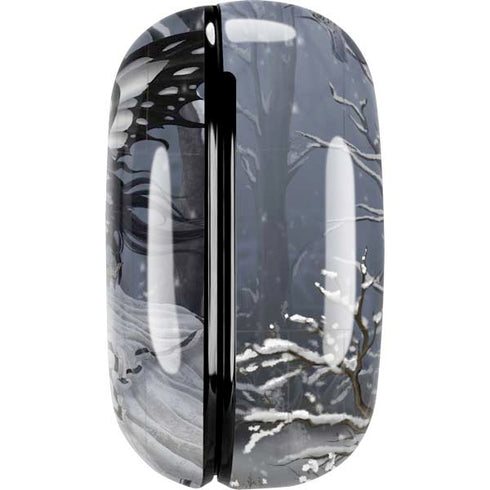 Fairy with Owl in Snow by Nene Thomas Galaxy Buds Pro Skin