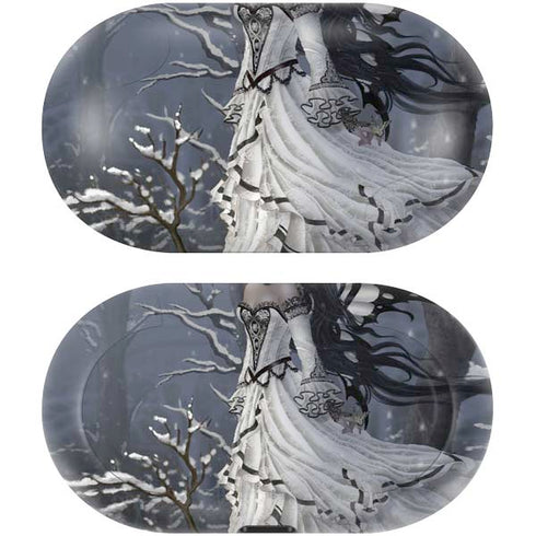 Fairy with Owl in Snow by Nene Thomas Galaxy Buds Skin