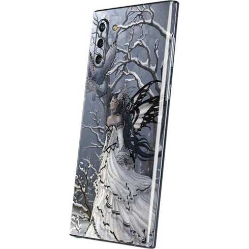Fairy with Owl in Snow by Nene Thomas Galaxy Note 10 Skin