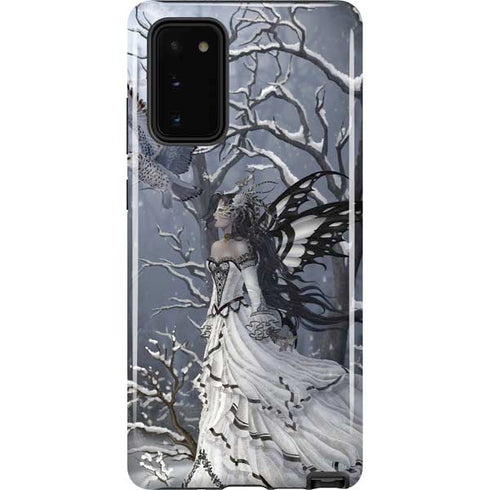 Fairy with Owl in Snow by Nene Thomas Galaxy Note20 5G Pro Case