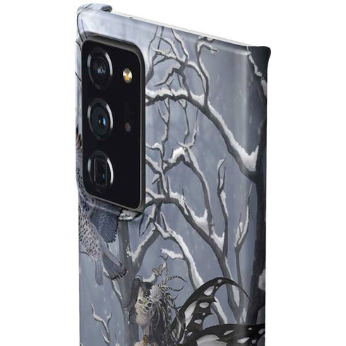 Fairy with Owl in Snow by Nene Thomas Galaxy Note20 Ultra 5G Lite Case