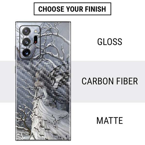 Fairy with Owl in Snow by Nene Thomas Galaxy Note20 Ultra 5G Skin