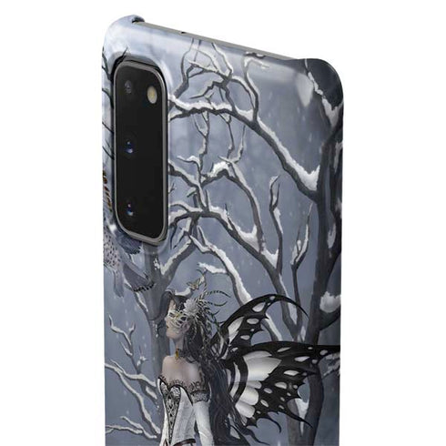 Fairy with Owl in Snow by Nene Thomas Galaxy S20 Lite Case