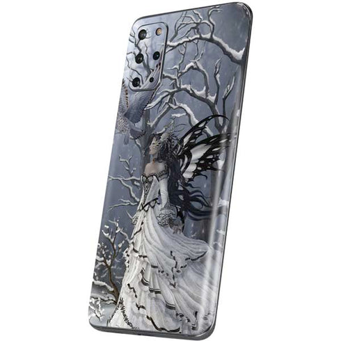 Fairy with Owl in Snow by Nene Thomas Galaxy S20 Plus Skin