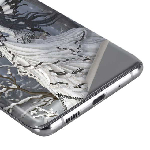 Fairy with Owl in Snow by Nene Thomas Galaxy S20 Plus Skin