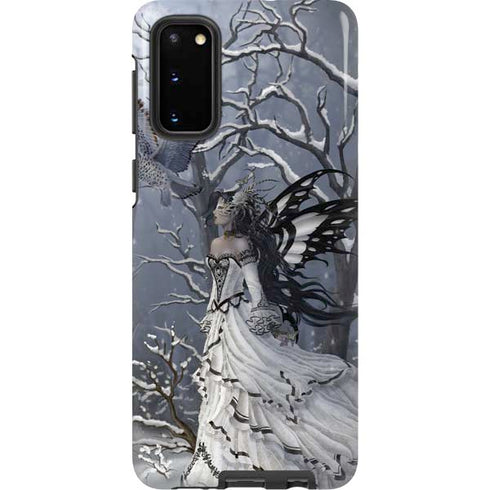 Fairy with Owl in Snow by Nene Thomas Galaxy S20 Pro Case