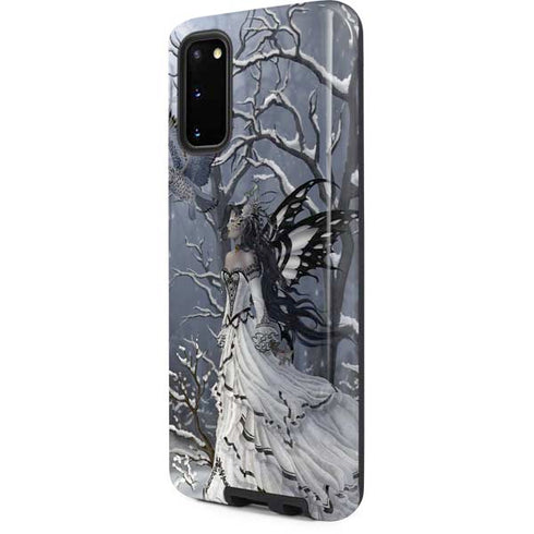 Fairy with Owl in Snow by Nene Thomas Galaxy S20 Pro Case