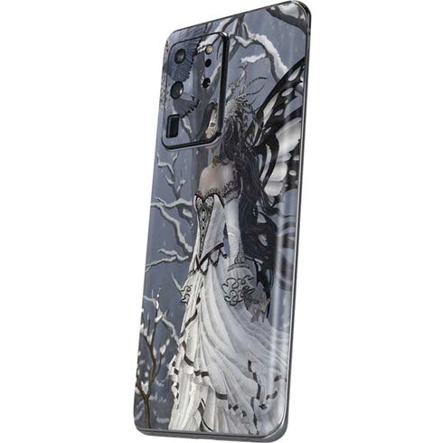 Fairy with Owl in Snow by Nene Thomas Galaxy S20 Ultra 5G Skin