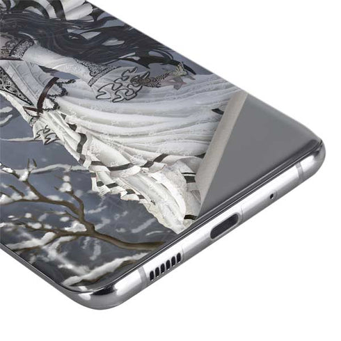 Fairy with Owl in Snow by Nene Thomas Galaxy S20 Ultra 5G Skin