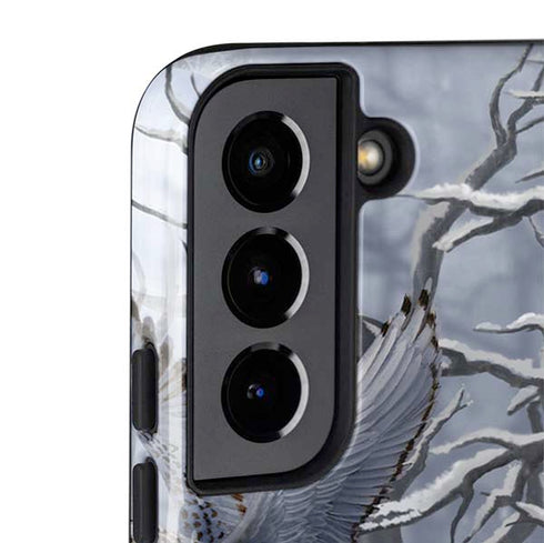 Fairy with Owl in Snow by Nene Thomas Galaxy S22 Plus Pro Case