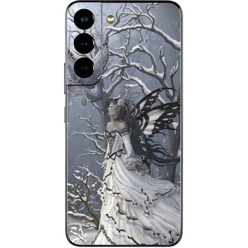 Fairy with Owl in Snow by Nene Thomas Galaxy S22 Skin