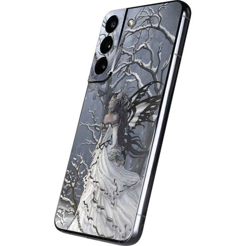 Fairy with Owl in Snow by Nene Thomas Galaxy S22 Skin