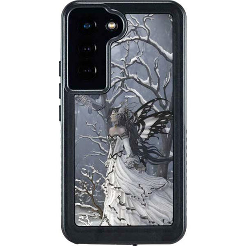 Fairy with Owl in Snow by Nene Thomas Galaxy S23 Waterproof Case