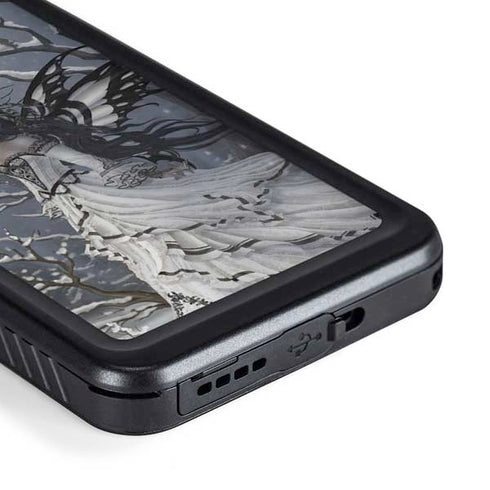 Fairy with Owl in Snow by Nene Thomas Galaxy S23 Waterproof Case