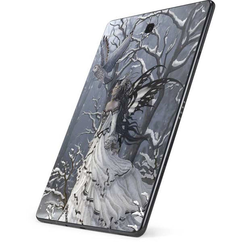 Fairy with Owl in Snow by Nene Thomas Samsung Galaxy Tab Skin