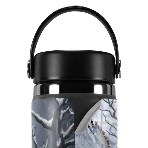 Fairy with Owl in Snow by Nene Thomas Hydro Flask 20oz Wide Mouth Skin