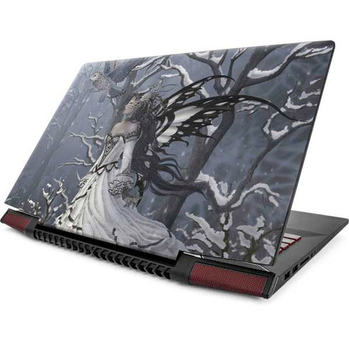 Fairy with Owl in Snow by Nene Thomas Lenovo IdeaPad Skin