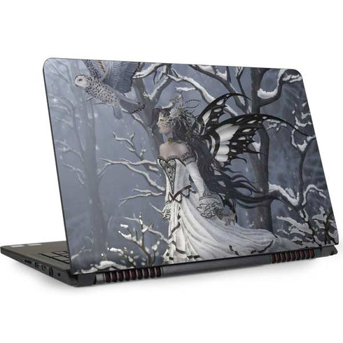 Fairy with Owl in Snow by Nene Thomas Dell Inspiron Skin