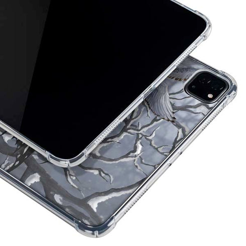 Fairy with Owl in Snow by Nene Thomas iPad Pro 12.9in (2020) Clear Case