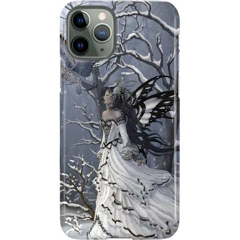 Fairy with Owl in Snow by Nene Thomas iPhone 11 Pro Lite Case