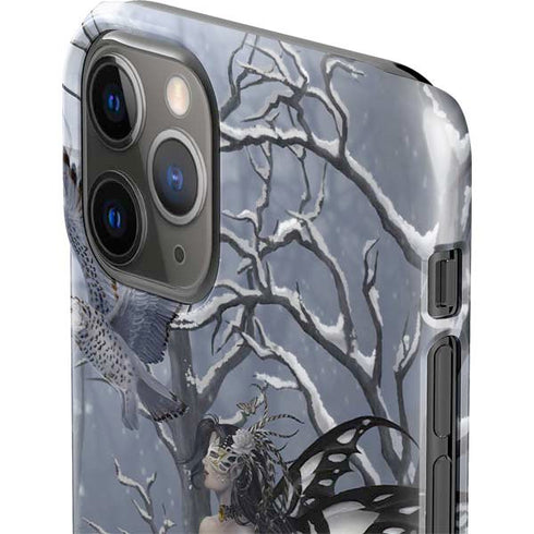 Fairy with Owl in Snow by Nene Thomas iPhone 11 Pro Lite Case
