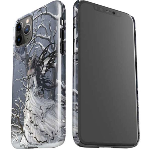 Fairy with Owl in Snow by Nene Thomas iPhone 11 Pro Lite Case