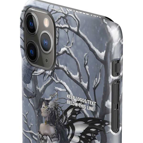 Fairy with Owl in Snow by Nene Thomas iPhone 11 Pro Max Lite Case