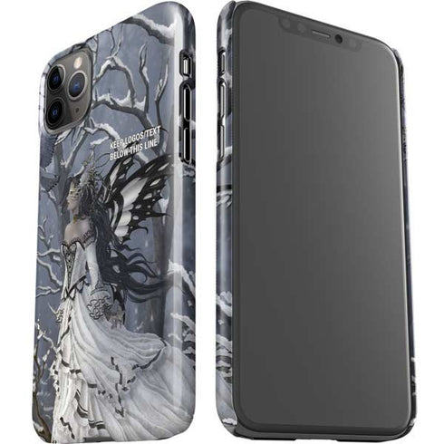Fairy with Owl in Snow by Nene Thomas iPhone 11 Pro Max Lite Case
