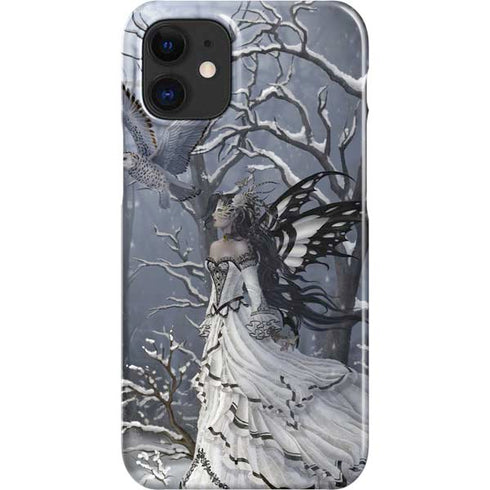 Fairy with Owl in Snow by Nene Thomas iPhone 12 Mini Lite Case