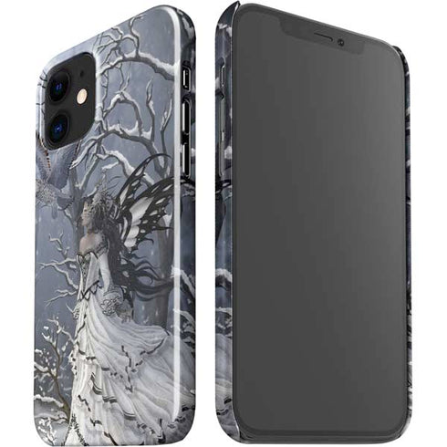 Fairy with Owl in Snow by Nene Thomas iPhone 12 Mini Lite Case