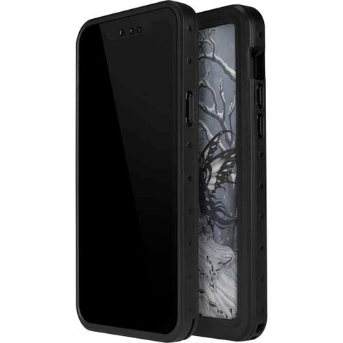 Fairy with Owl in Snow by Nene Thomas iPhone 12 Mini Waterproof Case