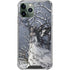 Fairy with Owl in Snow by Nene Thomas iPhone 12 Pro Clear Case