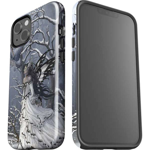 Fairy with Owl in Snow by Nene Thomas iPhone 13 Impact Case