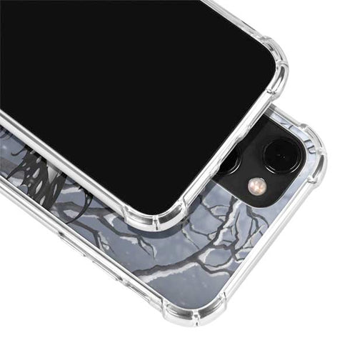 Fairy with Owl in Snow by Nene Thomas iPhone 13 Mini Clear Case